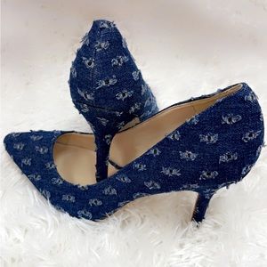 Denim Heels